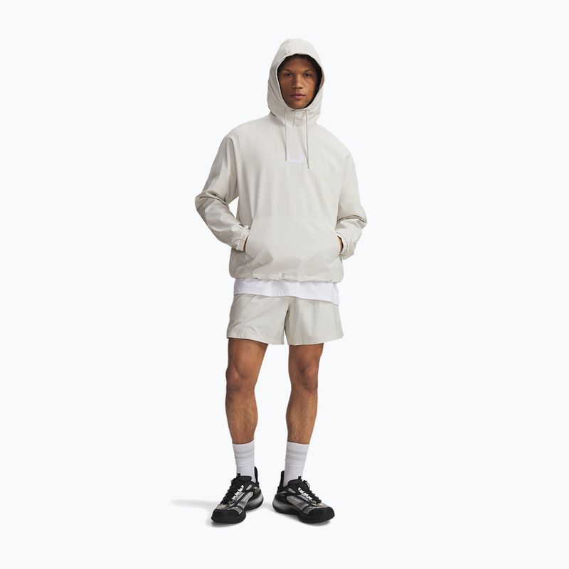 Vyriškas džemperis su gobtuvu Under Armour Unstoppable Woven Hoodie summit white/white 2