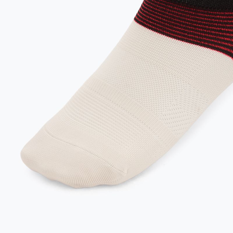 Vyriškos kojinės Under Armour Dry Run Lite No Show 3 poros stone/racer red/reflective 6