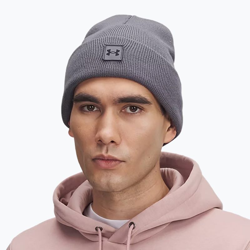 Žieminė kepurė Under Armour Halftime Cuff castlerock/black 4