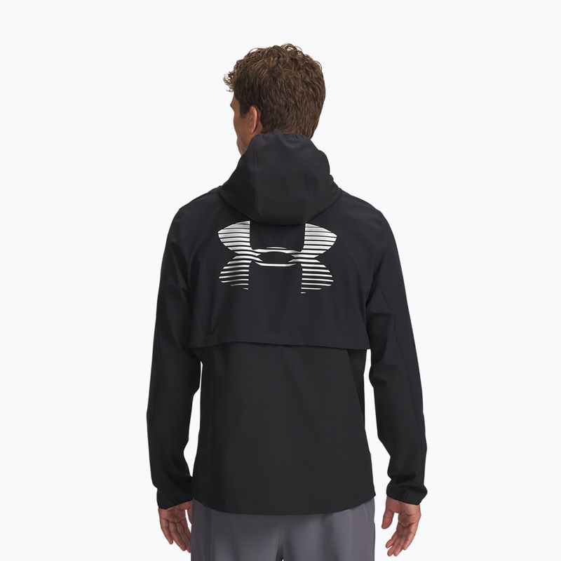 Vyriška bėgimo striukė Under Armour Velociti Pro Storm black/black/reflective 2