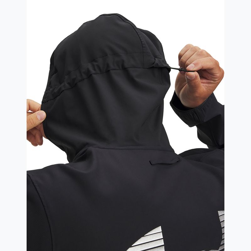 Vyriška bėgimo striukė Under Armour Velociti Pro Storm black/black/reflective 3