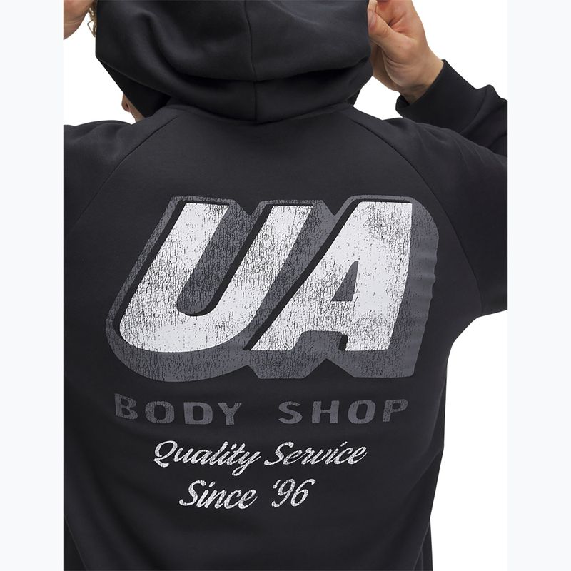 Vyriškas džemperis Under Armour Rival Fleece HBR Logo Hoodie black/white 3