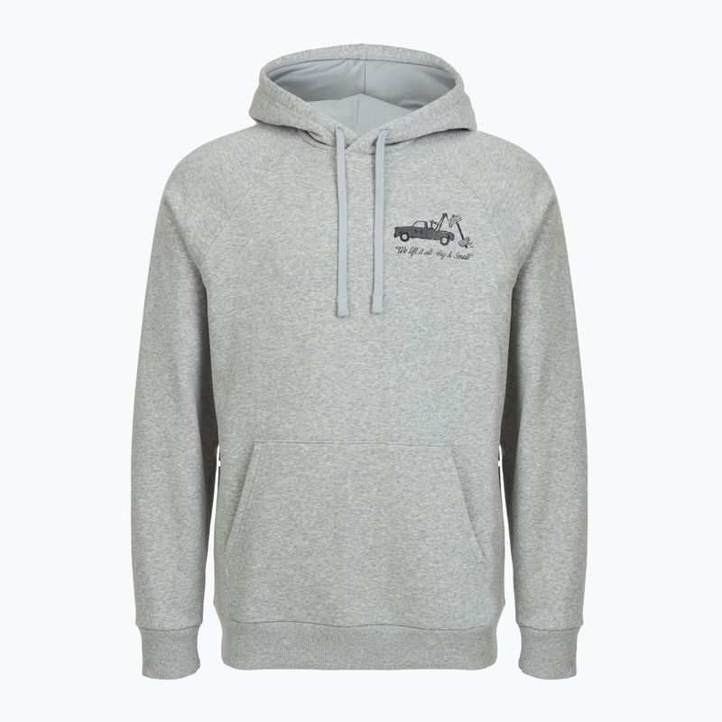 Vyriškas džemperis Under Armour Rival Fleece HBR Logo Hoodie mod gray light heather/castlerock 4