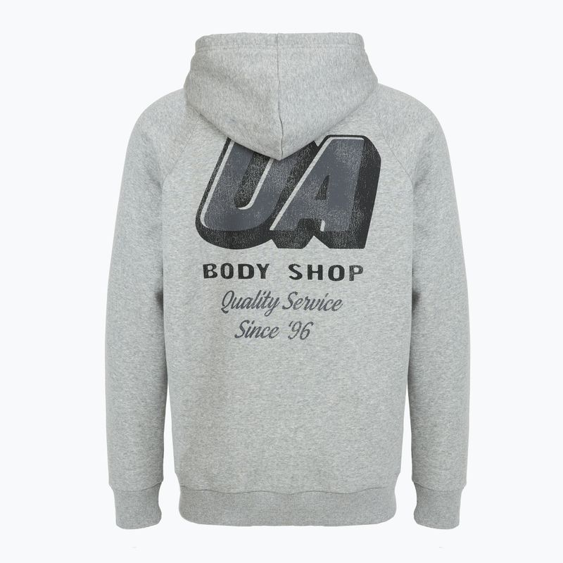 Vyriškas džemperis Under Armour Rival Fleece HBR Logo Hoodie mod gray light heather/castlerock 5