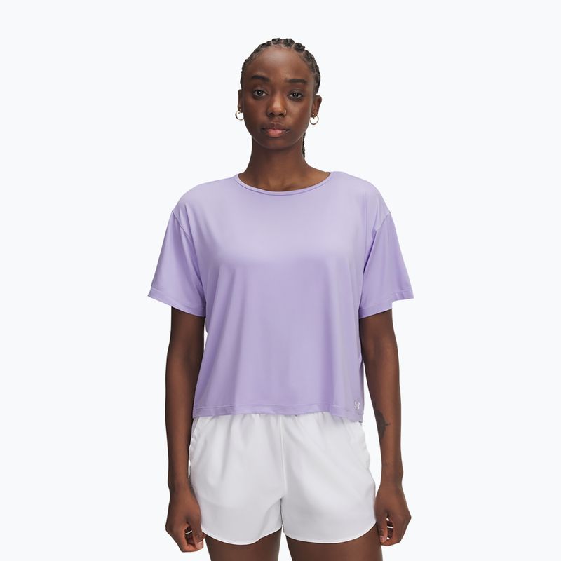Moteriški treniruočių marškinėliai Under Armour Motion transparent/white