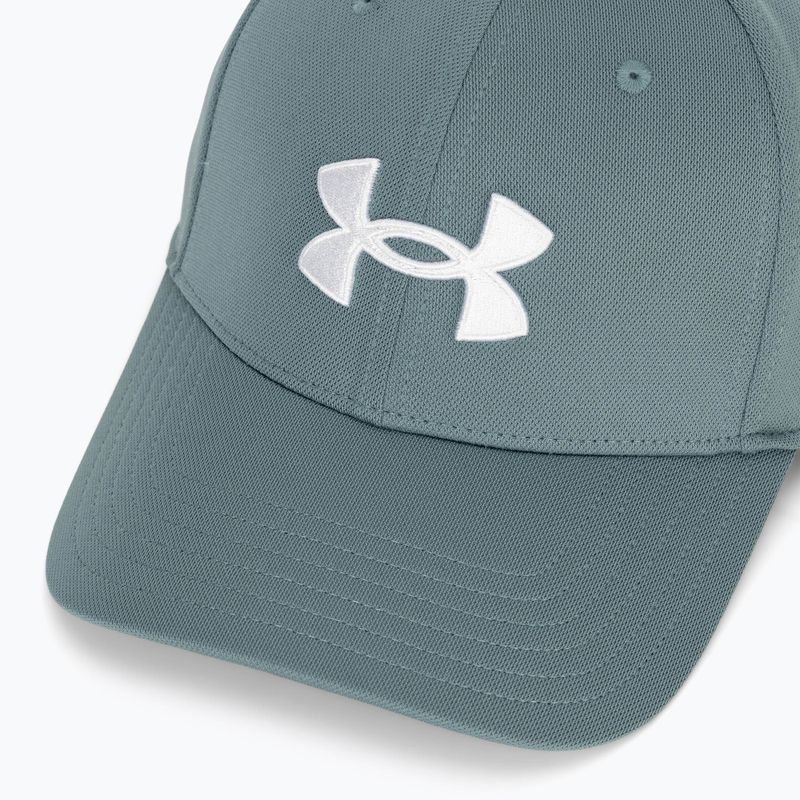 Vyriška kepurė su snapeliu Under Armour Blitzing Adj jasper blue/white/white 3