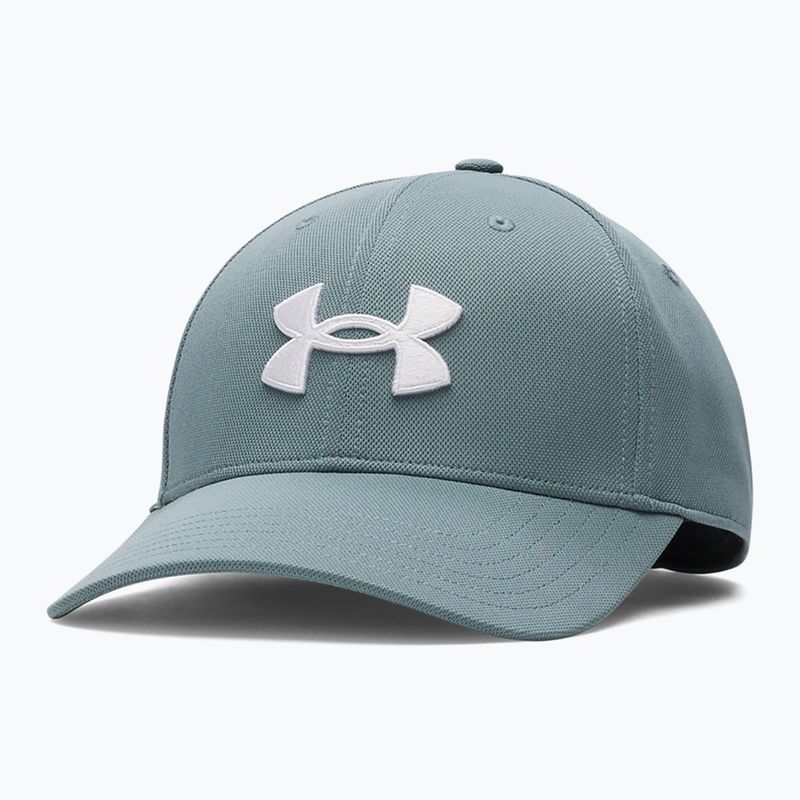 Vyriška kepurė su snapeliu Under Armour Blitzing Adj jasper blue/white/white