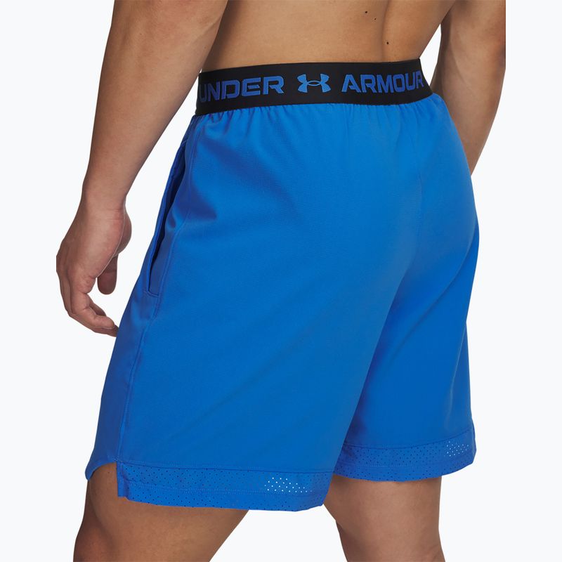 Vyriški treniruočių šortai Under Armour UA Vanish Woven 6 colių mėlyna atlantis/juoda 4