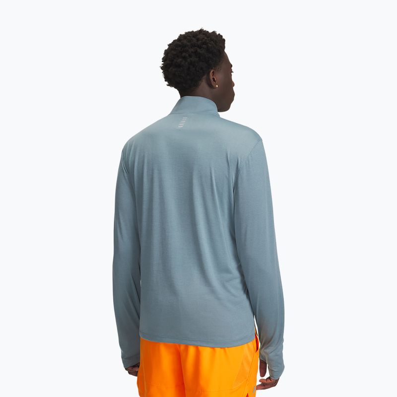 Vyriškas bėgimo džemperis Under Armour Launch 1/4 Zip jasper blue/reflective 2