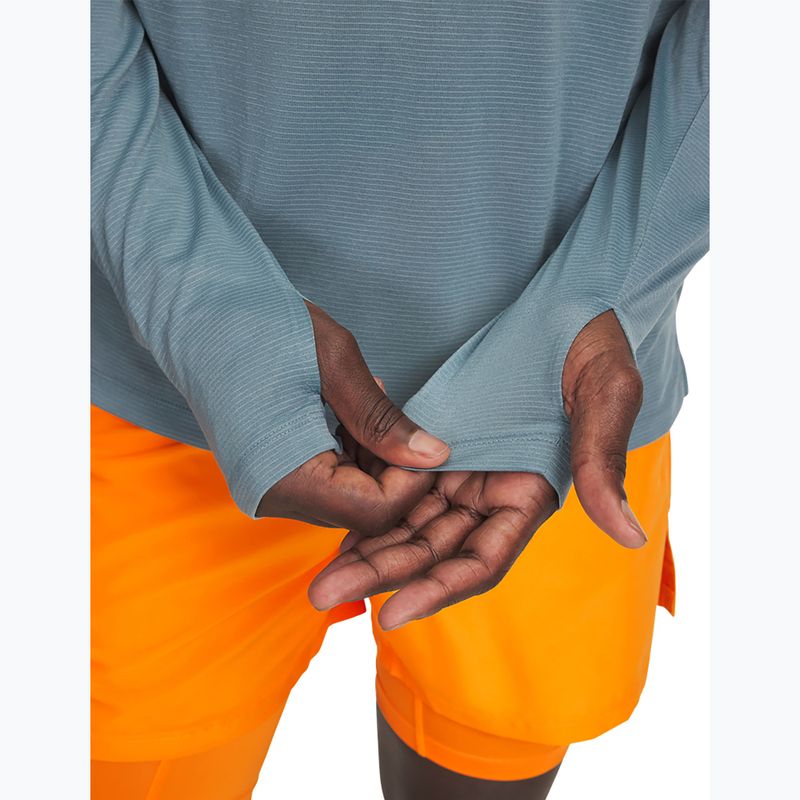 Vyriškas bėgimo džemperis Under Armour Launch 1/4 Zip jasper blue/reflective 3