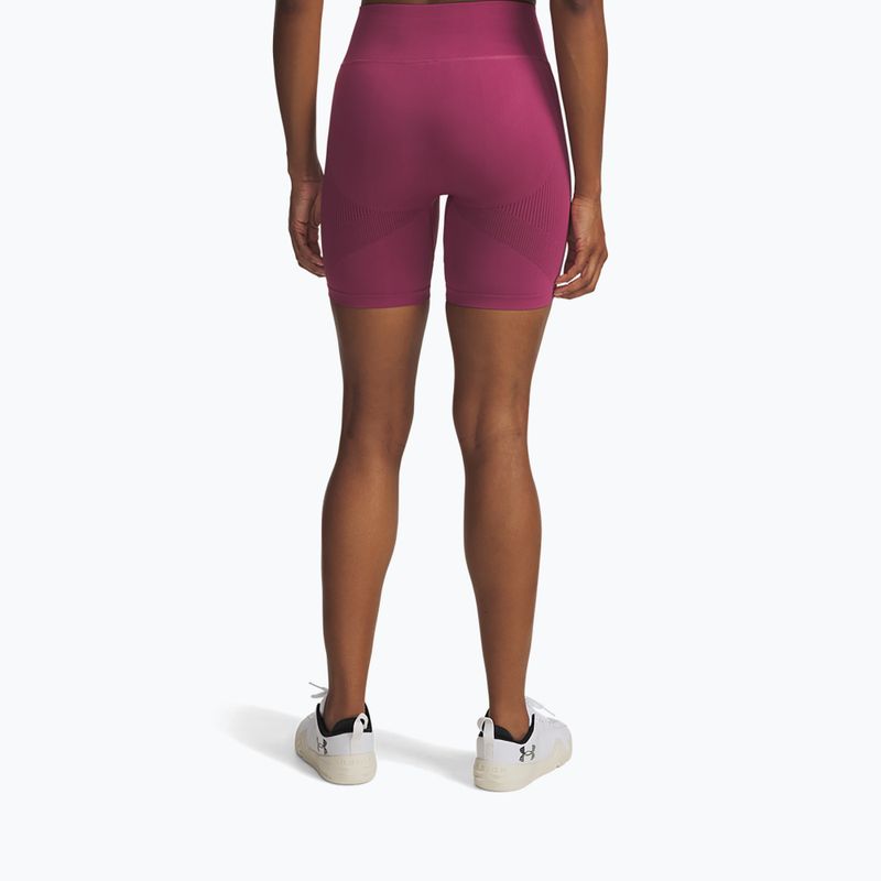Moteriški šortai Under Armour Vanish Seamless fuchsia dusk/dark maroon/dark maroon 3
