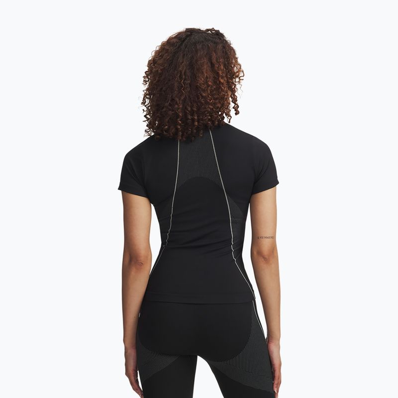 Moteriški treniruočių marškinėliai Under Armour Vanish Seamless black/steel/steel 2