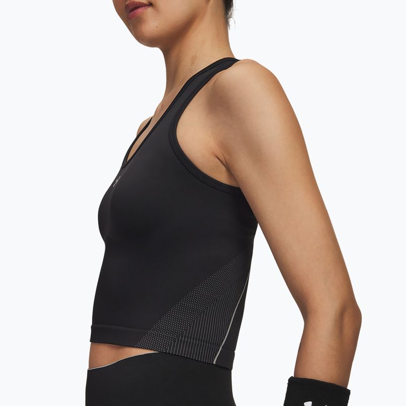 Moteriški treniruočių marškinėliai Under Armour Vanish Seamless Tank black/steel/steel 3