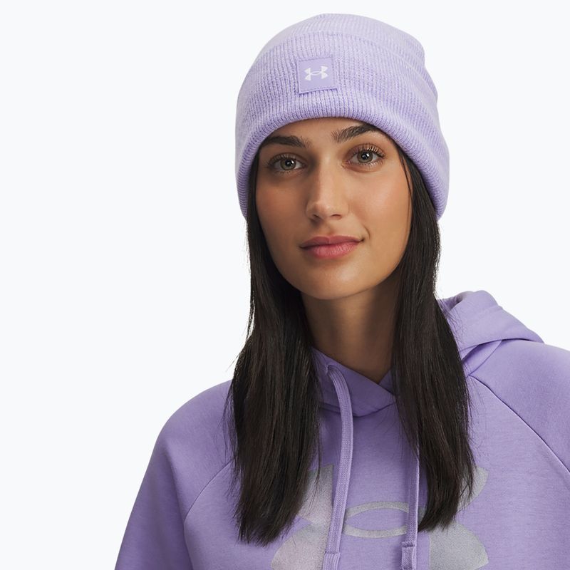 Moteriška žieminė kepurė Under Armour Halftime beanie transparent/transparent/white 3