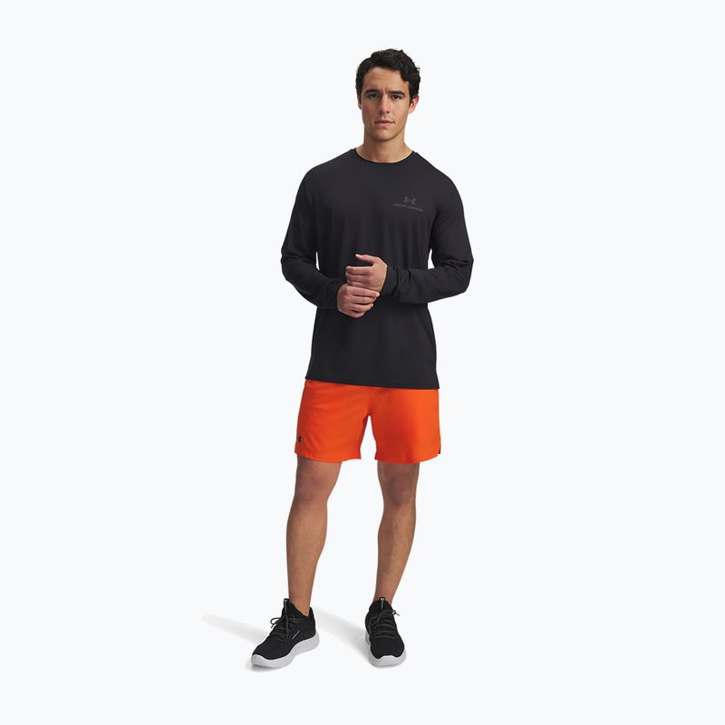 Vyriški treniruočių šortai Under Armour UA Vanish Woven 6in orange base/black 2