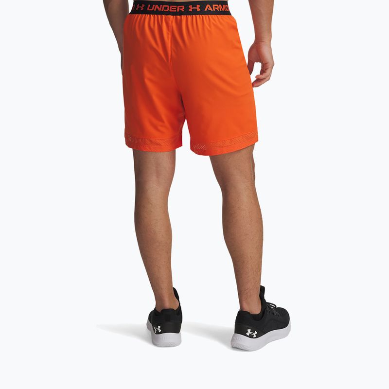 Vyriški treniruočių šortai Under Armour UA Vanish Woven 6in orange base/black 3