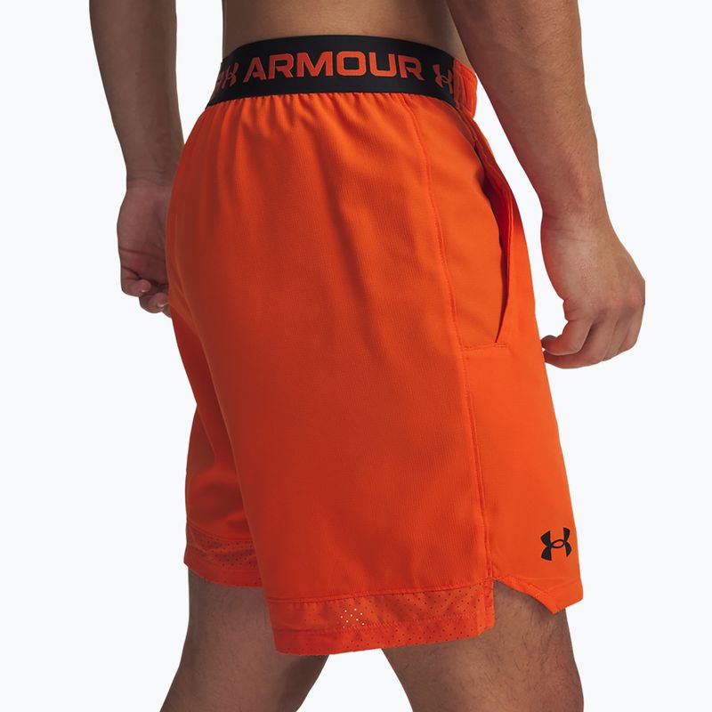 Vyriški treniruočių šortai Under Armour UA Vanish Woven 6in orange base/black 4