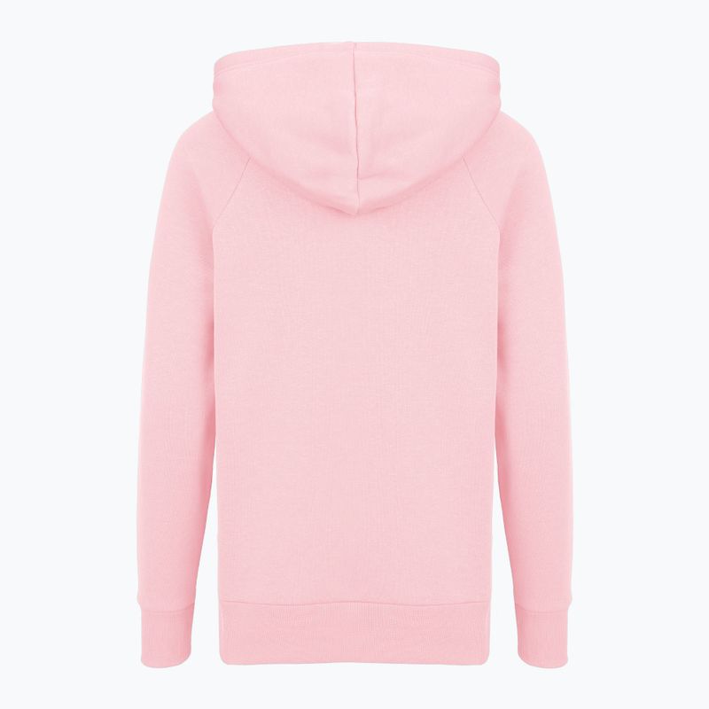 Moteriškas džemperis Under Armour Rival Fleece Big Logo Hoody prime pink/white 4