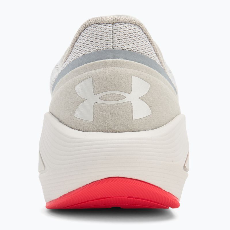 Moteriški bėgimo batai Under Armour Sonic 7 summit white/khaki base/racer red 6