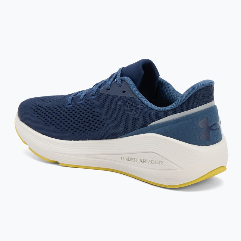 Vyriški bėgimo batai Under Armour Sonic 7 washed navy/nu blue/yellow shade 3