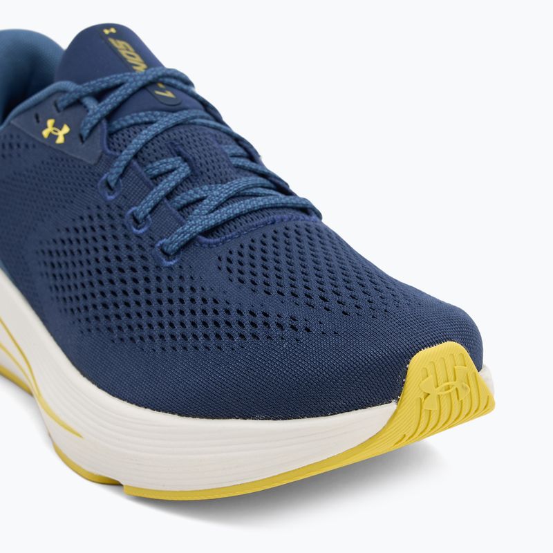 Vyriški bėgimo batai Under Armour Sonic 7 washed navy/nu blue/yellow shade 7