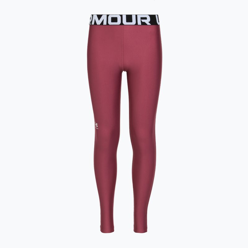 Vaikiškos treniruočių tamprės Under Armour HeatGear fuchsia dusk