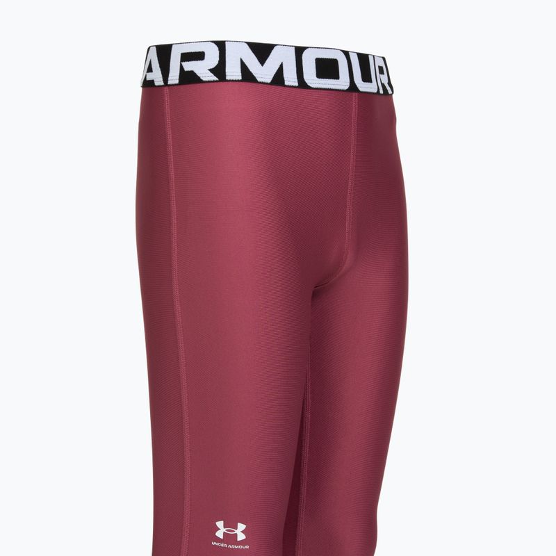 Vaikiškos treniruočių tamprės Under Armour HeatGear fuchsia dusk 3