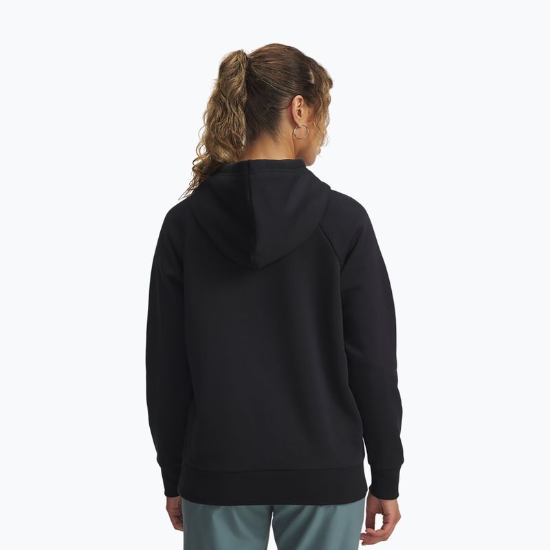 Moteriškas džemperis Under Armour Rival Feelce Shimmer Hoody black/iridescent 2