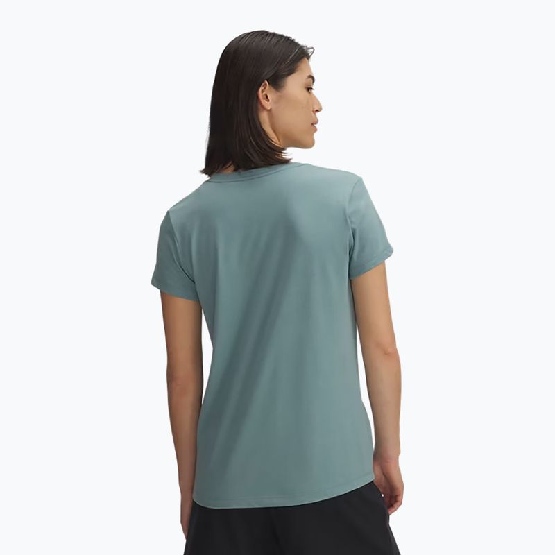 Moteriški treniruočių marškinėliai Under Armour Rival Logo serpentine/jasper blue 2