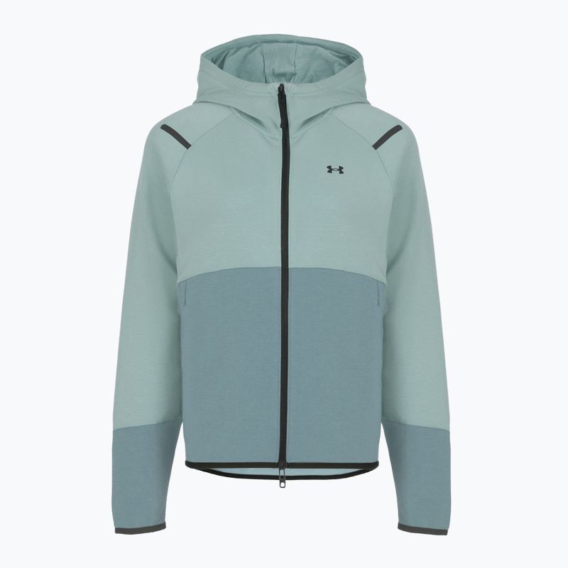 Moteriškas džemperis Under Armour Unstoppable Fleece HZ serpentine/jasper blue/black 4