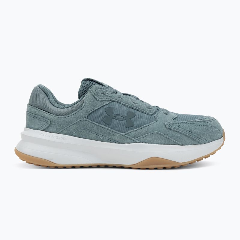 Vyriški treniruočių batai Under Armour Edge Suede jasper blue/halo gray/jasper blue 2
