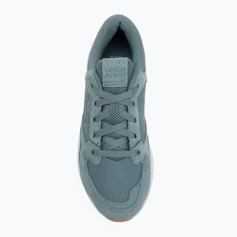 Vyriški treniruočių batai Under Armour Edge Suede jasper blue/halo gray/jasper blue 5