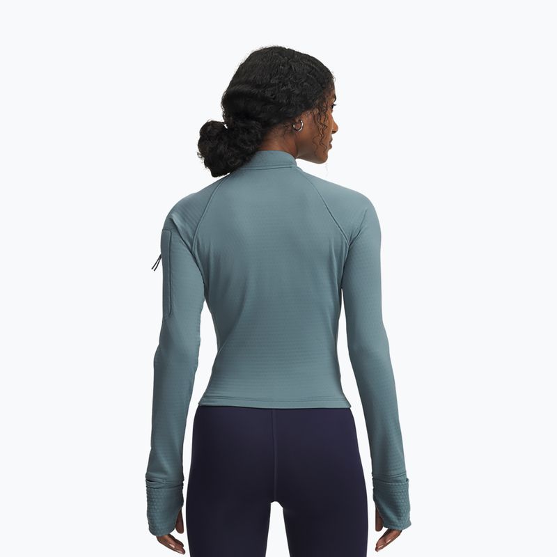 Moteriškas bėgimo džemperis Under Armour Pro Half Zip jasper blue/reflective 2