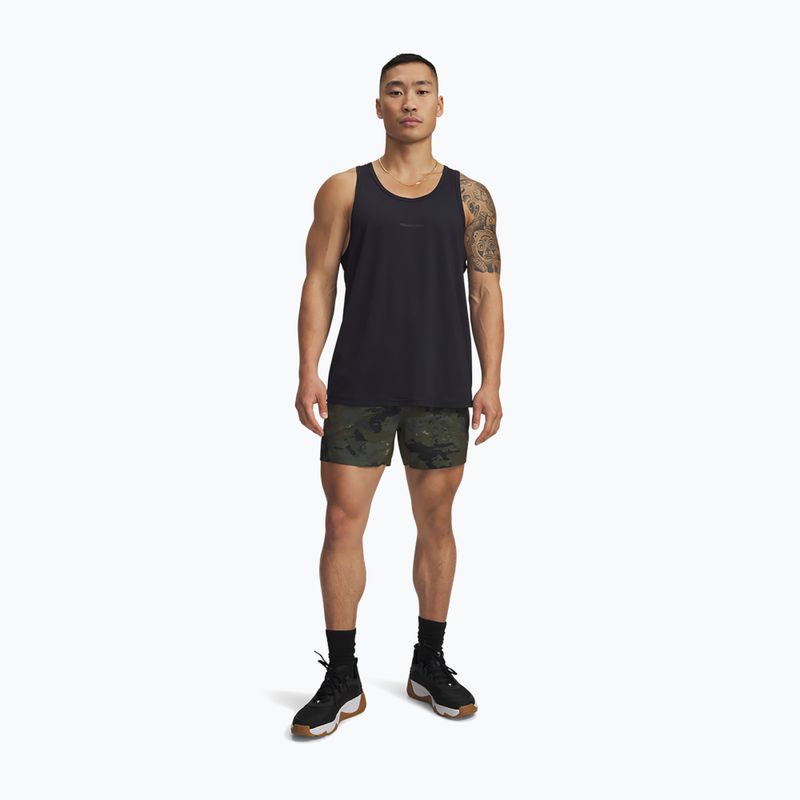 Vyriški treniruočių šortai Under Armour Project Rock Ultimate expedition green/black 2