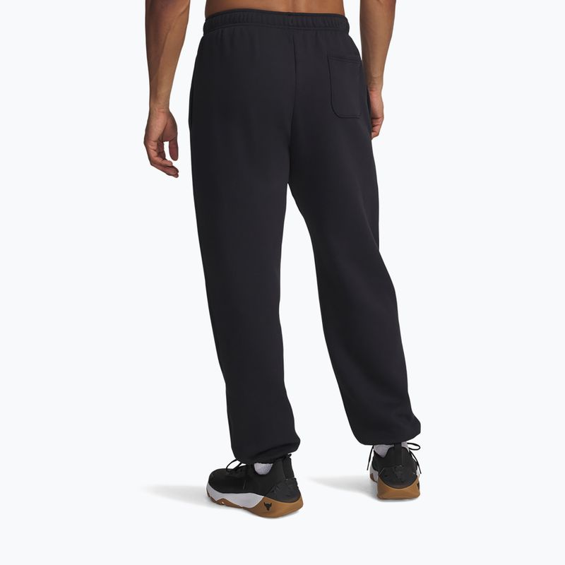 Vyriškos treniruotės kelnės Under Armour Project Rock Icon Jogger black/black 3