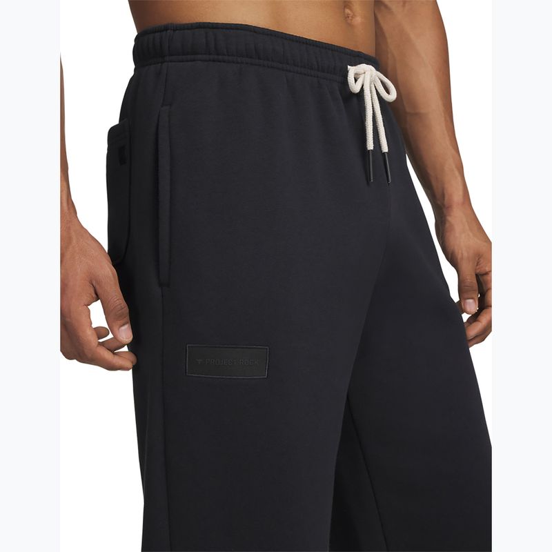 Vyriškos treniruotės kelnės Under Armour Project Rock Icon Jogger black/black 4