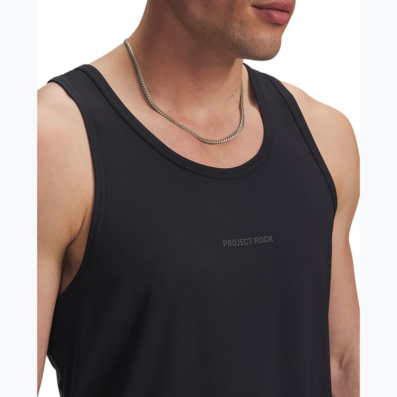 Vyriški treniruočių marškinėliai Under Armour Project Rock Iso Chill Tank black/anthracite 3