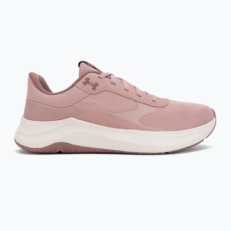 Moteriški treniruočių batai Under Armour Aurora 3 tourmaline pink/summit white/maroon mist 2