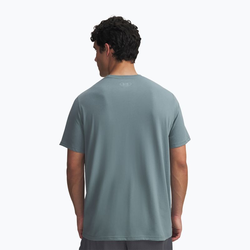 Vyriški treniruočių marškinėliai Under Armour Sportstyle Logo Update jasper blue/serpentine 2