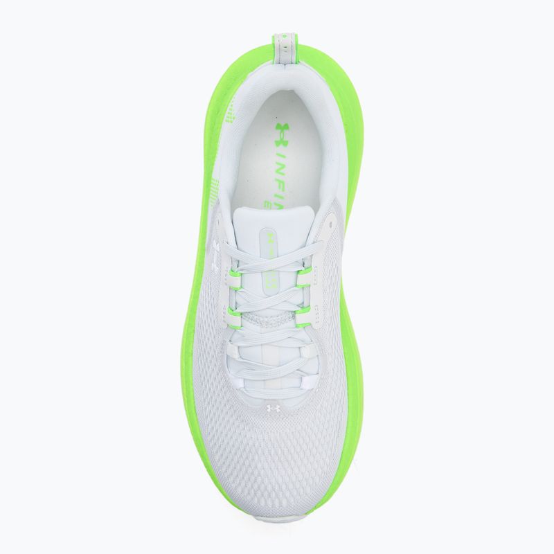 Vyriški bėgimo batai Under Armour Infinite Elite 2 distant gray/hyper green/white 5