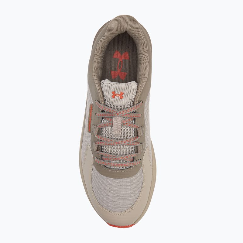 Vyriški bėgimo batai Under Armour Charged Bandit Trail 3 timberwolf taupe/taupe dusk/surplus orange 5