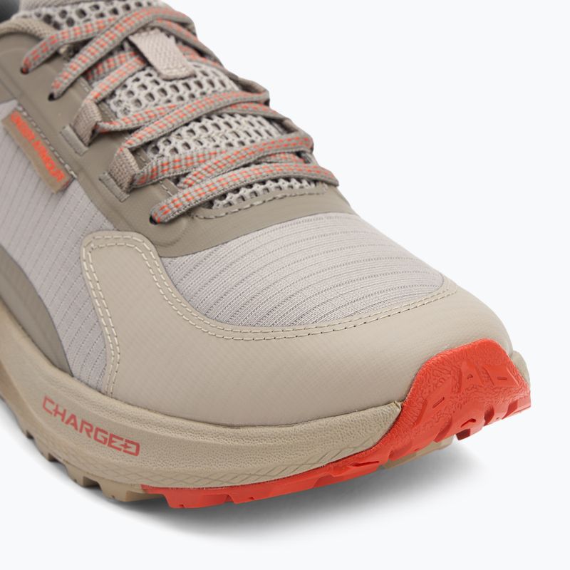 Vyriški bėgimo batai Under Armour Charged Bandit Trail 3 timberwolf taupe/taupe dusk/surplus orange 7