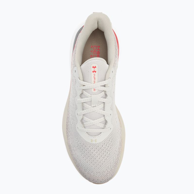 Vyriški bėgimo bataiUnder Armour Infinite summit white/khaki base/racer red 5