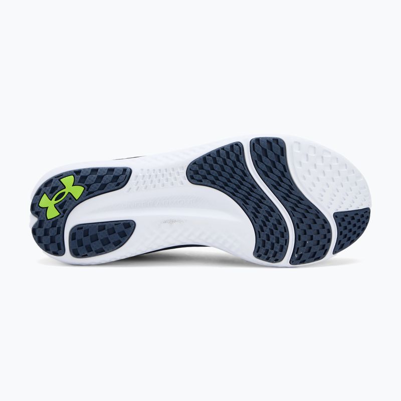 Vyriški bėgimo batai Under Armour Charged Speed Swift washed navy/black/high vis yellow 4