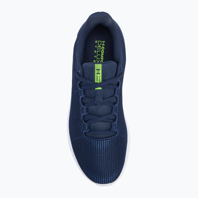Vyriški bėgimo batai Under Armour Charged Speed Swift washed navy/black/high vis yellow 5