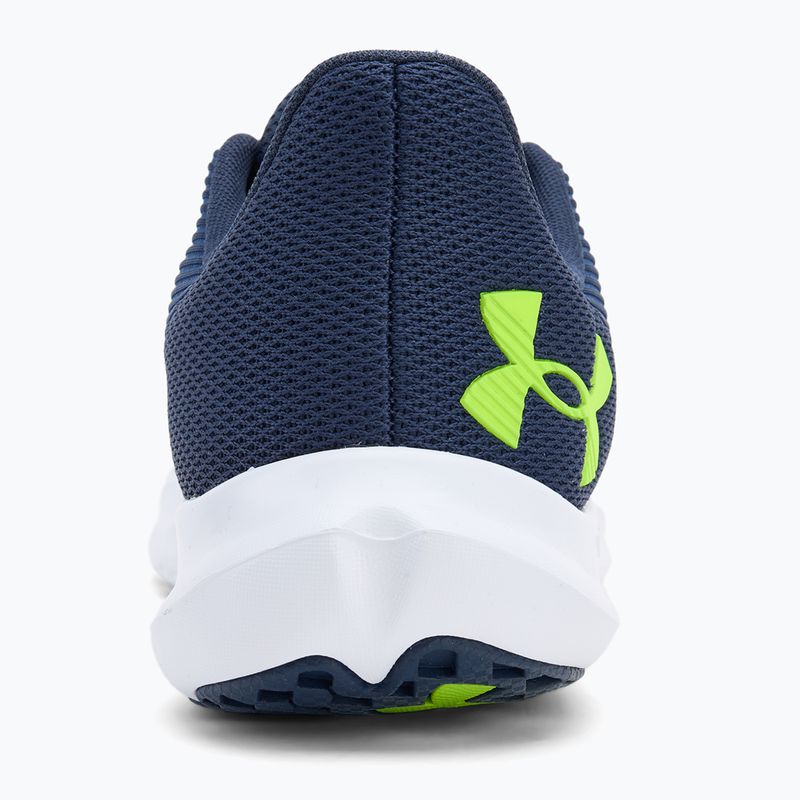 Vyriški bėgimo batai Under Armour Charged Speed Swift washed navy/black/high vis yellow 6