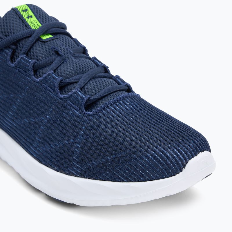 Vyriški bėgimo batai Under Armour Charged Speed Swift washed navy/black/high vis yellow 7