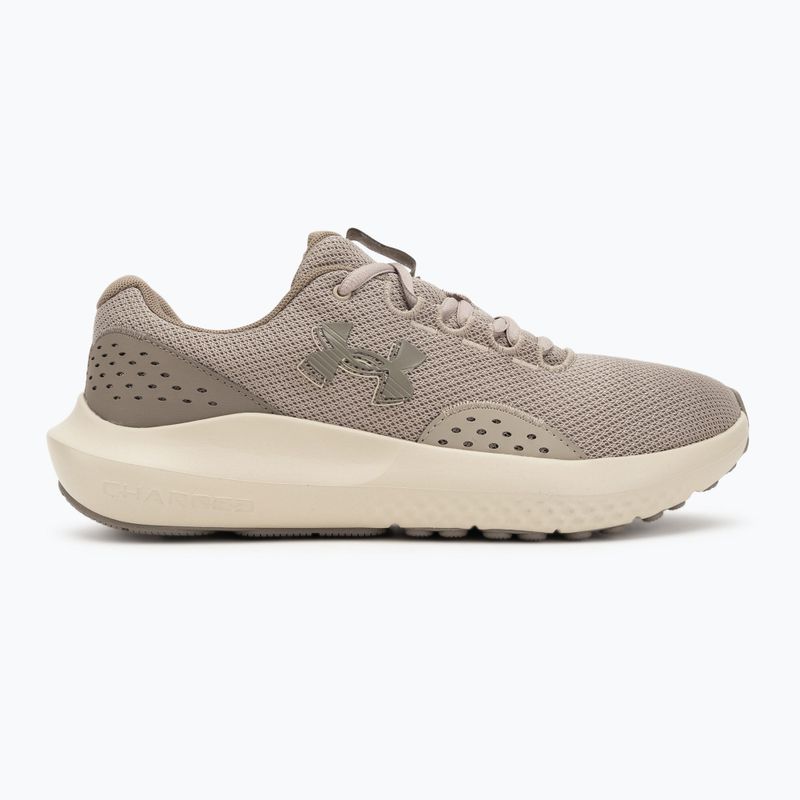 Vyriški bėgimo batai Under Armour Charged Surge 4 timberwolf taupe/taupe dusk/taupe dusk 2