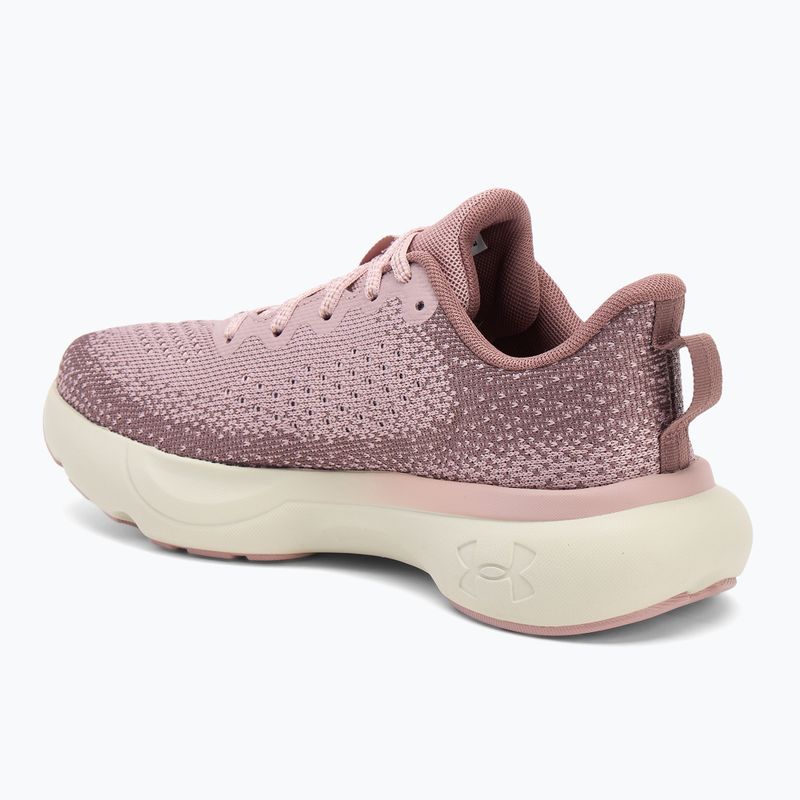 Moteriški bėgimo batai Under Armour Infinite tourmaline pink/maroon mist/summit white 3