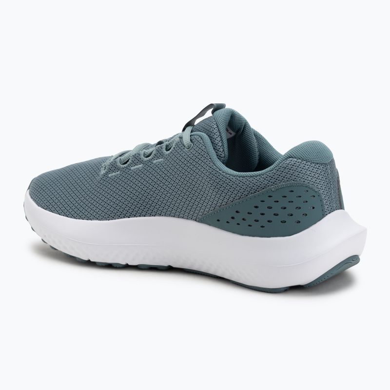Vyriški bėgimo batai Under Armour Charged Surge 4 serpentine/jasper blue/jasper blue 3
